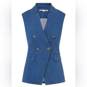 Veronica Beard Amika Vest in Cosmo (NWT)